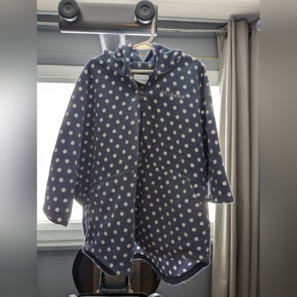 Columbia girls fleece hoodie size small - Picture 2 of 4